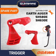 Ogawa SH580E SH630E Earth Auger - Trigger Mesin Gerudi Tanah (Original Spare Part)
