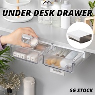 {SG} Under Desk Drawer Organizer Shelf Sliding Drawer Storage Drawer Under Table Drawer Creative Des