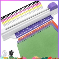 Hand Push Binder, 30 Hole Binder Machine, Coil Binder, Home Desktop Binder Puncher for A4 A5 A6 A7 B