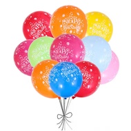 SHUAIAN Happy Birthday Latex Balloons Happy Birthday Latex Balloon/s, 100 pcs & 50 pcs.