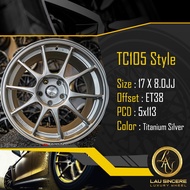 TC1O5 Style 17 x 8.0JJ 5x113 Titanium Silver