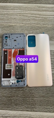 bộ vỏ oppo a54 / 4G (gồm kính camsườnlưngnút tăng giảm)