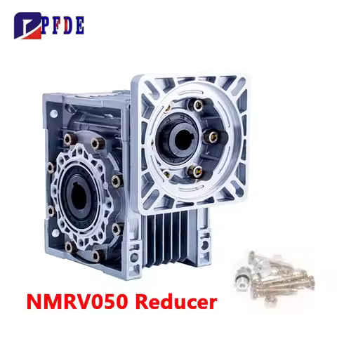 NMRV050 Gearbox Worm Gear Reducer Ratio 5 To 100: 1 for NEMA34 Steppermotor,80st Servo motor,6RK AC 