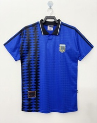 Argentina 2025 Authentic NEW 1994 Argentina Jacquard Retro Short-sleeve Suit Football Uniform