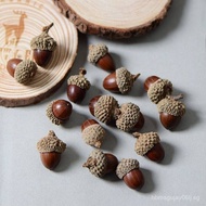 New forest-themed natural acorn decorations, handmade dried flower pendants, dried fruit Christmas s