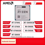 AMD Sharp Dragon CPU Processor 5th Generation R7 5700G 5700X3D 5800X 5800X3D R9 5900X