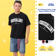 Yody Yoguu Allday Unisex T-shirt Cotton BOXY form, loose, soft and comfortable UYTS26S003