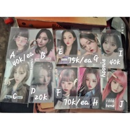 Wonyoung Sakura Photocard