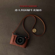 Leica LEICA LEICA Q1/Q2/Q3 Handmade Genuine Leather Protective Case Leather Case Base Camera Bag Camera Case