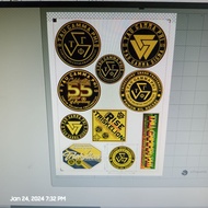 TAU GAMMA PHI TAU GAMMA SIGMA TRISKELION STICKER PACK