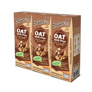 4CARE Balance Oat Milk Plus รสช็อกโกแลต (180 ml x 3 กล่อง) นมโอ๊ต ผสมน้ำนมอัลมอนด์และน้ำนมข้าวกล้องห