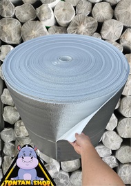 ฉนวนกันความร้อนพีอีโฟมเคลือบฟอยล์1ด้าน.หนา5mm กว้าง90cm ยาว1-40m.สามารถเลือกความยาวได้. Insulations 