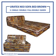 URATEX NEO SOFABED with Pillow and 100% Uratex Foam ( Single / Double / Queen / Family )