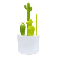 Fishlead 嬰兒奶瓶刷，仙人掌造型4件套瓶刷，多功能清潔刷，適用於各種奶嘴、吸管、保溫瓶、罐子的清潔 (A)