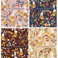 Forest Bunny Squirrel Cotton Fabric for Crafting Projects