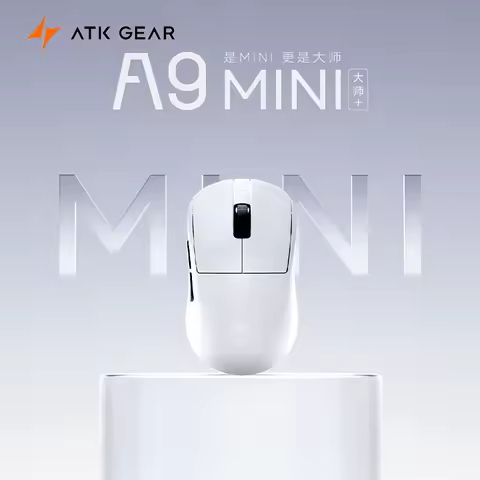 ATK A9 Mini Mouse Master Version Wireless Tri-Mode PAW3955master Lightweight Nordic 54l15 E-Sports G