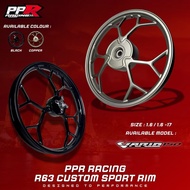 PPR RACING R63 VARIO 125 150 AEROX THAI SPORT RIM 1.4/1.4x17/ VARIO150 AEROX THAI RIM/ VARIO RIM COP