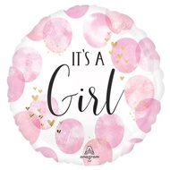 17" Foil Balloon It's A Girl / Gender Reveal Foil Balloon