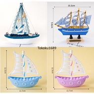 Birthday Cake Decoration Ship boat mini boat Wooden Ship display decoration collection decoration