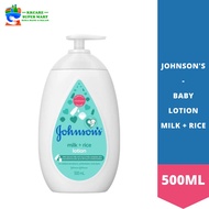 JOHNSON'S - Baby Lotion Milk + Rice - 500ML