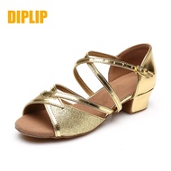 【Clearance sale】 Diplip Girl Latin Dance Shoes Salsa Children's National Standard Shoes Children's Dance Shoes Girls Shoes Tango
