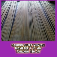 Carbon Sutet Mentah 7 mm 150 cm