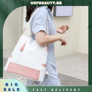 [orfbeauty.sg] Student Backpack Zipper Fashion Anti-theft Travel Shoulder Bag Large Backpack