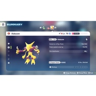 Pokemon Legends Z-A - 6IV Shiny Alpha Alakazam