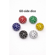 60-Sided Dice(D60) Board Game Dice 35mm arcylic color Dice