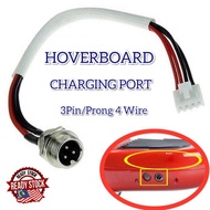 Hoverboard Charger Port 3Pin/Prong 4 Wire High Quality Battery Cabel