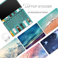Computer Laptop Skin Vinyl  for 11/12/13/14/15/17 Inch Universal Laptop Dedicated Sticker Cover Cust