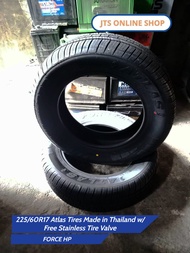 225/60R17 Atlas Tires Made in Thailand w/ Free Stainless Tire Valve