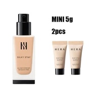 [HERA] SILKY STAY 24H LONGWEAR Foundation SPF 20/ PA++ Mini Size 5g*2pcs 21N 23N/Radiance Primer SPF