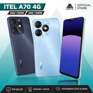 Itel A70 3/128 4/128 4/256 GB RAM 3 4 ROM 128 256 3GB 4GB 128GB 256GB Smartphone Android HP Handphone Infinix