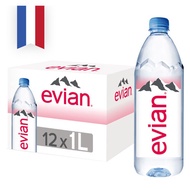 Evian Natural Mineral Water 12 x 1L - Case/24 x 330ml - Case/24 x 500ml - Case/6 x 1.5L - Case/6 x 500ml pack