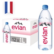 Evian Natural Mineral Water 12 x 1L - Case/24 x 330ml - Case/24 x 500ml - Case/6 x 1.5L - Case/6 x 5