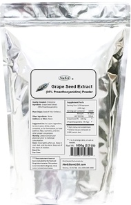 Grape Seed (Europe) Extract Powder Standardized 95% Proanthocyanidins OPC (1000 Grams (2.2 lb)) Euro