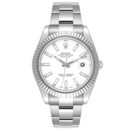 Rolex Rolex Datejust II (Reference 116334). A white gold stainless steel automatic wristwatch with d