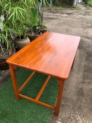 CPG โต๊ะอาหาร 75x130สูง75CM. โต๊ะอาหารไม้สัก โต๊ะญี่ปุ่นไม้สัก โต๊ะกินข้าว โต๊ะวางของ โต๊ะทำงาน โต๊ะ