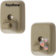 FAYSHOWSG 2pcs Sun Visor Holder Retainer Clip, Camel Tan AL3Z1504132AB Retainer Clip, Car Accessorie