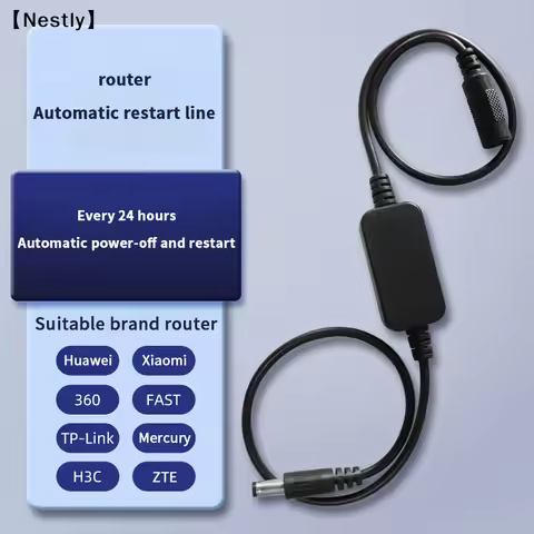 24H Automatic Power Off Reset DC 5V-15V Rout-er Rebooter WiFi Reset Router Timing Restart Module Tim
