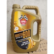 ENGINE OIL(SINCE 1979) STOP OIL 5W40 API SP/CF BOOSTER 600 FULLY SYNTHETIC 4L