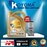 Peugeot 206 208 308 3008 508 5008 OIL FILTER 1109-Z1 + KOYOMA 10W40 SEMI SYNTHETIC ENGINE OIL