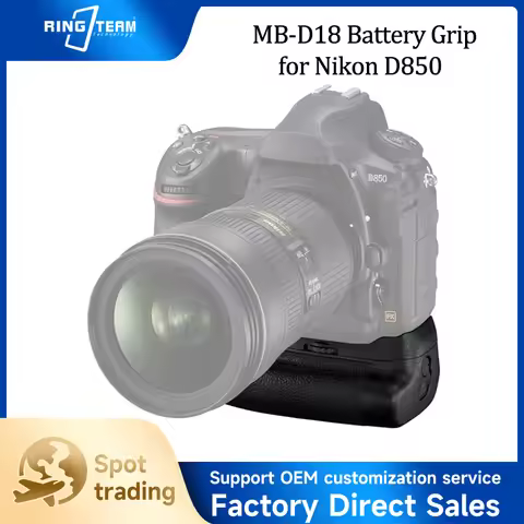 MB-D18 Battery Grip for Nikon D850 Vertical Shooting Support Compatible with EN-EL15 EN-EL15a Or 8 P