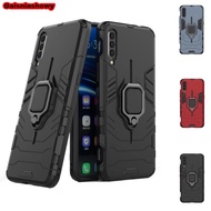 Oppo F11/F11 Pro/F9/A3S/A5S/R9S/A1K/A31 2020/A91 2020/A92 Black Panther Armor Hard Case Stand Case