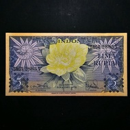 Uang Kuno Indonesia 5 Rupiah seri bunga tahun 1959