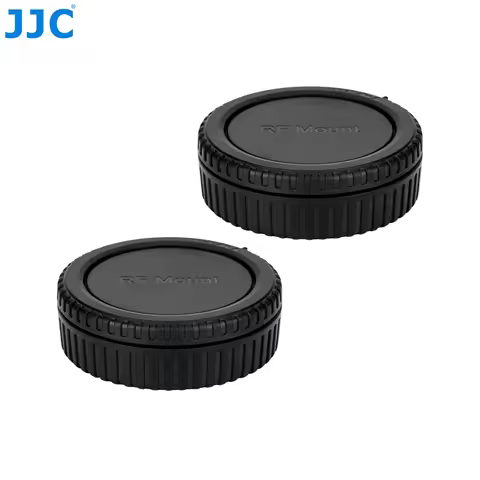 JJC RF Rear Lens Cap and Camera Body Cap Cover Kit for Canon RF Mount EOS R RP Ra R3 R5 Mark II R6 R