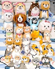 全圖23隻 柴犬 公仔 豆柴 三兄弟 忠犬 系列 毛毛球 狗仔 狗狗 櫻花 串燒 花圈 造型 動物 頭套 迷你 御守 fuwa mofu pome tan 毛公仔 夾公仔 夾公仔機 日本 景品 amu