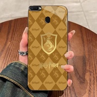 BK-10 Harry Potter LOGO Glass Casing for Realme A11K F5 A5S F9 F7 A7 2 A12 A12S Pro