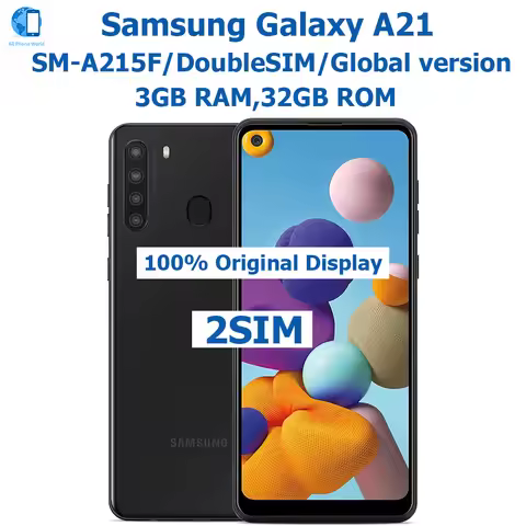 Samsung Galaxy A21 Smart Android Phone 6.5-inch 2SIM European Edition Samsung Smart Phone NFC 4000mA